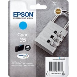 Epson 35 bläckpatron, cyan, 650 s