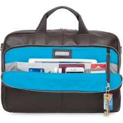 Knomo Amesbury 15" computertaske, brun