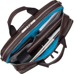 Knomo Amesbury 15" computertaske, brun