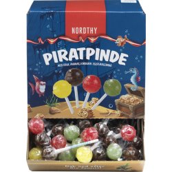 Piratpinde ca. 90 stk. box, 900g 