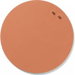 NAGA nord magnetisk glastavle, 35 cm, terrakotta