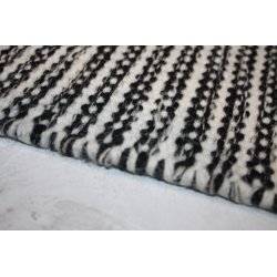 Pilas tæppe, 140x200 cm., sort