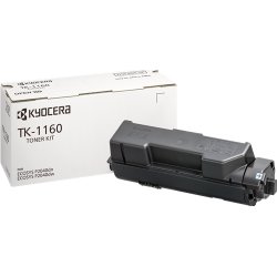 Kyocera TK-1160 lasertoner, sort, 7200s