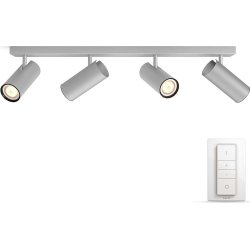 Philips HUE Buratto 4 x GU10 spot, alu + kontakt