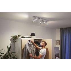 Philips HUE Buratto 4 x GU10 spot, alu + kontakt