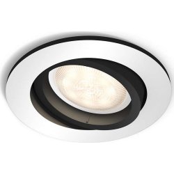 Philips HUE Milliskin GU10 indbygningsspot, alu