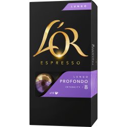 L'Or Lungo Profondo Kaffekapsler, 10 stk.