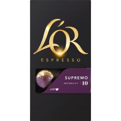 Lór capsule Supremo Kaffekapsler, 10 stk.