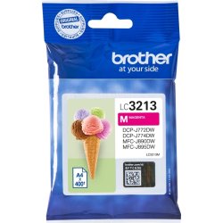 Brother LC3213 bläckpatroner, magenta, 400 s