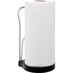 Brabantia Køkkenrulleholder, Sort/blank stål