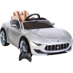 El-drevet Maserati Alfieri bil 12V, sølv