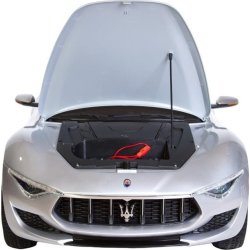 El-drevet Maserati Alfieri bil 12V, sølv