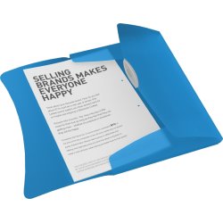 Esselte Vivida Elastikmappe | A4 | 3-klap | Blå