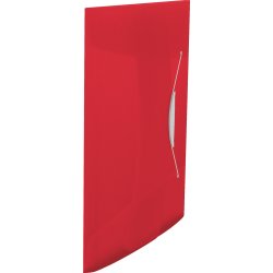 Esselte Vivida elastikmappe A4, med klap, rød