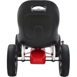 Abarth pedal-Gokart med gummidæk, rød