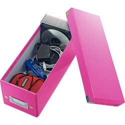 Leitz Click & Store CD-boks, pink