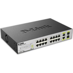 D-Link DES-10 18MP switch, 18 ports 10/100 (PoE)