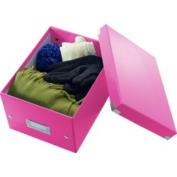 Leitz Click & Store opbevaringsboks small, pink