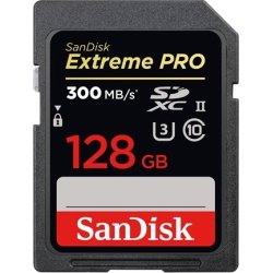 SANDISK Extreme Pro SDXC 128GB - 300MB/s UHS-II