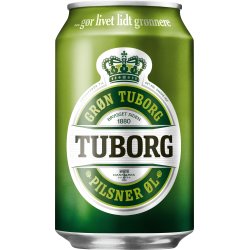 Grøn Tuborg 33 cl
