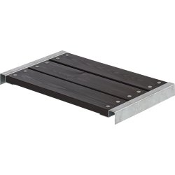 Bänk för planteringslådor Plus Cubic 60 cm Svart