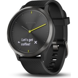 Garmin vívomove® HR hybrid-smartwatch, sort (L)