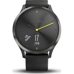 Garmin vívomove® HR hybrid-smartwatch, sort (L)