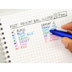 Pilot FriXion Clicker Rollerpen | M | Blåsort