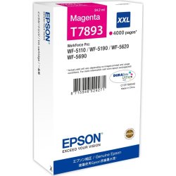 Bläckpatron Epson T7893/C13T789340 XXL Röd 4000 s