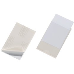 Durable självhäftande ficka, 90 x 57 mm, 10 st