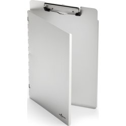 Durable skrivplatta, A4, dubbel, silver