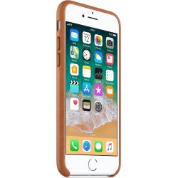 Apple iPhone 8/7 Leather Case, saddle Brown