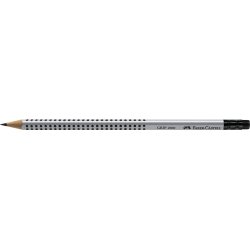 Faber-Castell Grip 2001 blyant m/viskelæder, HB
