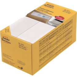 Avery Frankeringsetiketter, dubbel, 163x43 mm
