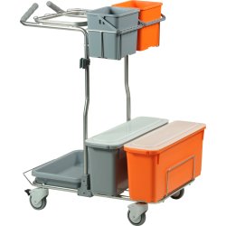 Minatol Smart städvagn med hinkar
