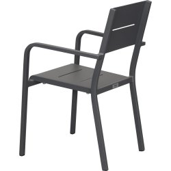 Outdoor Havemøbelsæt i aluminium, 6 pers.