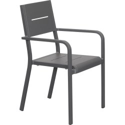 Outdoor Havemøbelsæt i aluminium, 6 pers.