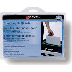 Rexel 2101948 olieret ark til makulator, 12 stk