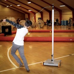 SchmidtDeluxe Stangtennis med mobil parasolfod