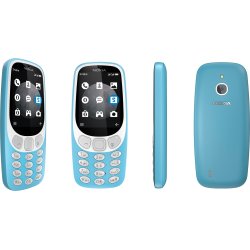 Retro Nokia 3310 Mobiltelefon med 3G, blå