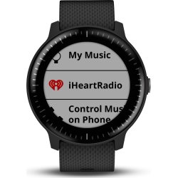 Garmin vívoactive® 3 Music, sort med stål
