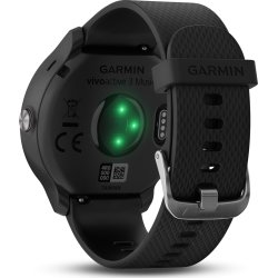 Garmin vívoactive® 3 Music, sort med stål