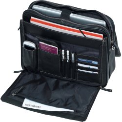 Pierre by Elba White Line 16" computertaske, sort