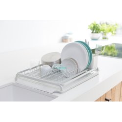 Brabantia opvaskestativ og bakke, lysegrå