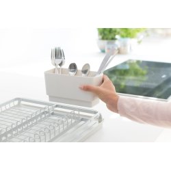 Brabantia opvaskestativ og bakke, lysegrå
