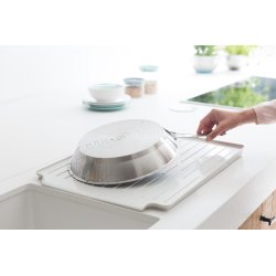 Brabantia opvaskestativ og bakke, lysegrå