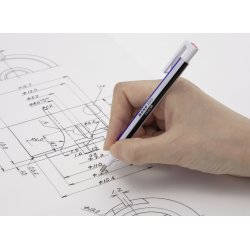 Tombow Mono Zero Round Præcisions Viskepen, sort