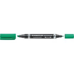 Staedtler Lumocolor Duo Marker 348B, perm, grøn