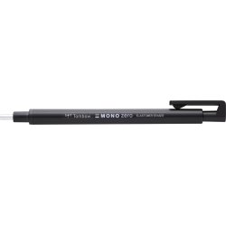 Tombow Mono Zero Round Præcisions Viskepen, sort