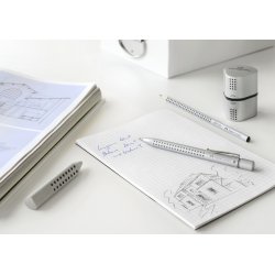 Faber-Castell Grip Stiftblyant | 0,7 mm | Sølv